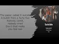 Thin Lizzy - Suicide (1975) Sing Along with Lyrics on Screen