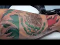 Color Mexican Flag 2 0 Tattoo by Carlos Cisneros