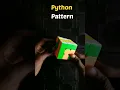 Python Pattern on Rubic Cube