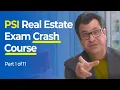 PSI Real Estate Exam Crash Course Part 1 of 11
