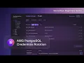 AWS PostgreSQL database credentials rotation with Doppler