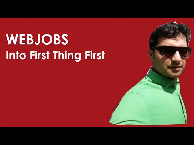 (2/7)WebJobs: Introduction