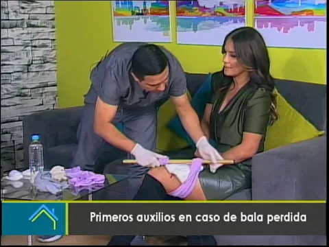Primeros auxilios en caso de bala perdida