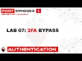 Authentication Lab 07 - Simple 2FA Bypass PortSwigger Academy