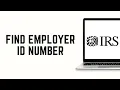 How To Find My Employer ID Number On IRS 2024 EIN Lookup Free