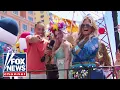 Jesse Watters Primetime swims with mermaids