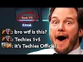 Download Lagu TECHIES OFFICIAL MADE A 15K MMR PLAYER SUFFER | Road to Topson?