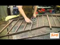 Installing Decorative Metal Into Stair Railing