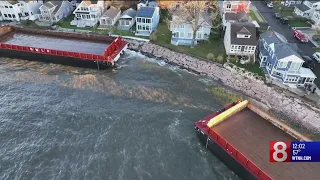 Officials West Haven barges to be removed Friday night