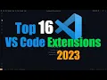 Top 16 Best VS Code Extensions for Front-End Developers in 2023
