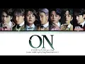 Download Lagu BTS ON lyrics