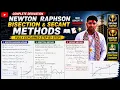 Full derivation of Newton Raphson Method derivation of bisection method derivation of secant method