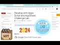 Develop with Apps Script and AppSheet Challenge Lab With Explanation