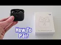 Tagry X08 Earbuds - How To Pair