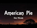 Download Lagu Don McLean - American Pie (Lyrics)