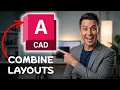 AutoCAD How to Combine Multiple Layouts into One PDF 2026