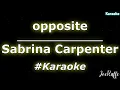 Sabrina Carpenter - opposite (Karaoke)