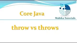 Core Java 75 - throw vs throws