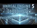 Unreal Engine 5 Beginner Tutorial - Lesson 2 Variables