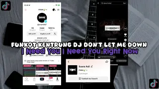 Download FUNKOT KENTRUNG DJ DON'T LET ME DOWN || I NEED YOU I NEED YOU RIGHT NOW VIRAL TIKTOK @𝙋𝙄𝙉𝘼𝙈🍃 MP3