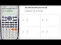 CalcYou Solving Multiple Integrals Example 1