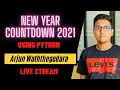Happy New Year - Countdown 2021 using Python
