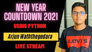 Happy New Year - Countdown 2021 using Python