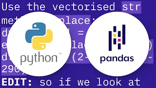 How to replace text in a string column of a Pandas dataframe
