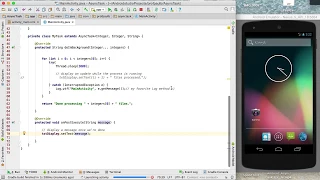 How to implement multi-threading in Android using AsyncTask