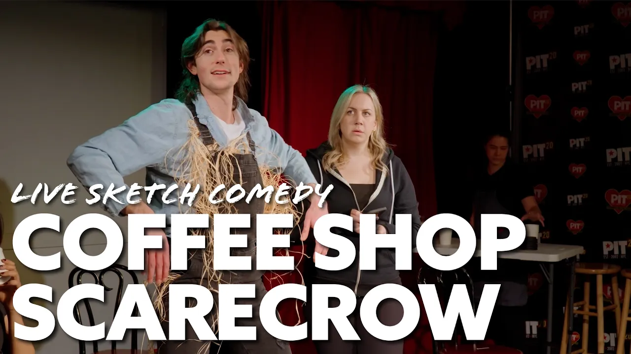 Coffee Shop Scarecrow
