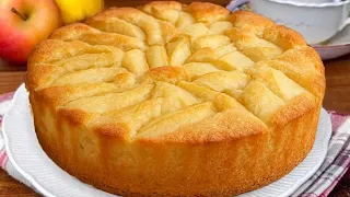 Gâteau aux Pommes Italien 🍎 Facile, Moelleux, Crémeux ! Gâteau du Dimanche ✨