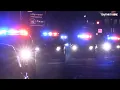 LAPD OUTSIDE DIVISION UNITS ON TACTICAL ALERT RESPONDING CODE 3 DTLA ICE PROTEST