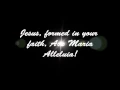 Ave Maria D Kantor Lo Memorial Mass