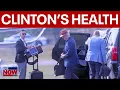 Download Lagu Clinton concerns: Ex-president spotted with apparent heart defibrillator