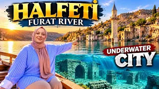 Exploring FURAT RIVER Underwater City 🇹🇷| World’s First Mesopotamia Homes 🏠| Best Turkish Kebab 😋