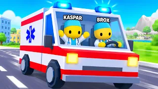 24 STUNDEN ALS SANITÄTER ARBEITEN in WOBBLY LIFE!