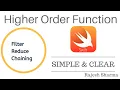 higher order function in swift - Filter Reduce Chaining Xcode iOS