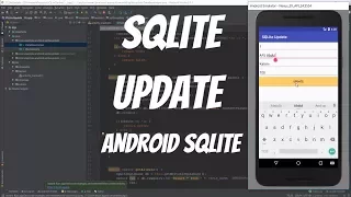 Android SQLite Tutorial 63 - SQLite Update