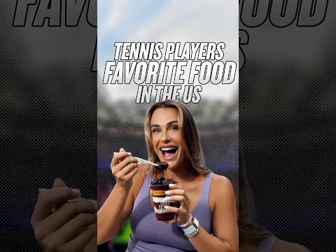 US Open Tennis Stars FAVORITE Foods In The USA 👀
