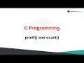 printf and scanf functions in C