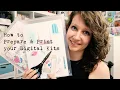 How to Prepare Print your Digital Kits Tutorial