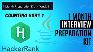 Counting Sort 1 Hackerrank Solution In Java Week 1 Interview Kit Problem Solving Basic