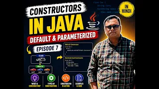 Constructors in Java Explained in Hindi Default vs Parameterized Constructor