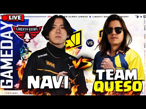 Download MP3 🔴EL PARTIDAZO: TEAM QUESO vs NAVI🔥La Mejor Guerra de la Semana! Torneo: Liberty Bowl