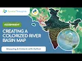 Assignment Creating a Colorized River Basin Map - Mapping and Data Visualization with Python