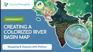 Assignment Creating a Colorized River Basin Map - Mapping and Data Visualization with Python