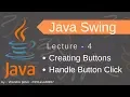 Java Swing - JButton Lecture 4 Hindi