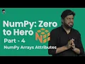 Numpy Crash Course Zero to Hero Part 4 Numpy Array Attributes