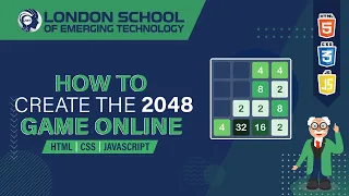How to Create the 2048 Game Online with HTML CSS and JavaScript