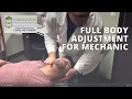 Lacey Olympia WA Chiropractor Near Me Gives Full Body Adjustment for Mechanic w Dr David Warwick